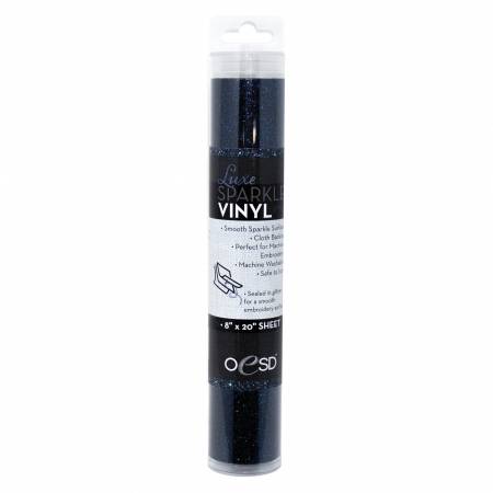 Sparkle Vinyl 8in x 20in Midnight Blue OESDSP066