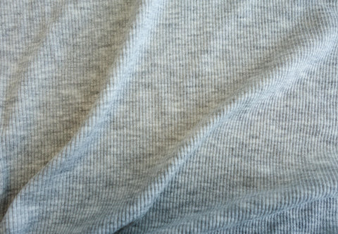 Fabric, Orion Plus, Knit Rib, Silver Marl