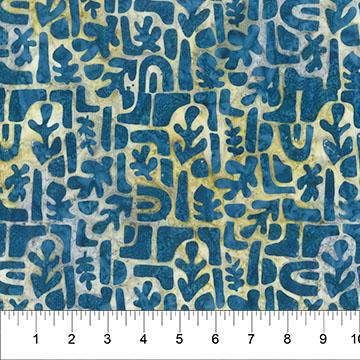 Fabric, Organics Batik Taupe Denim 83311-42