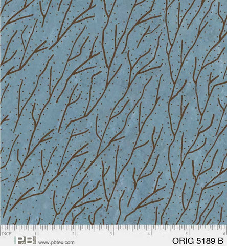 Fabric, Origins Branches ORIG5189-B