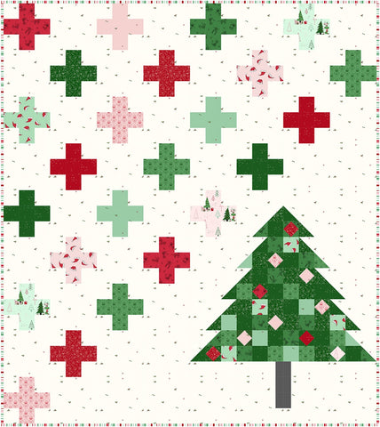 Pattern, Swiss Christmas Quilt, P156-SWISSCHRISTMAS