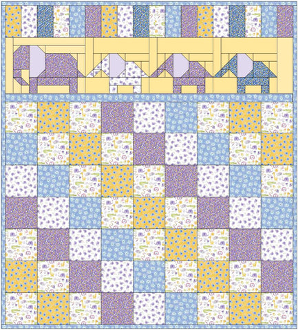 Kit, Pachyderms of Endearment Quilt Kit