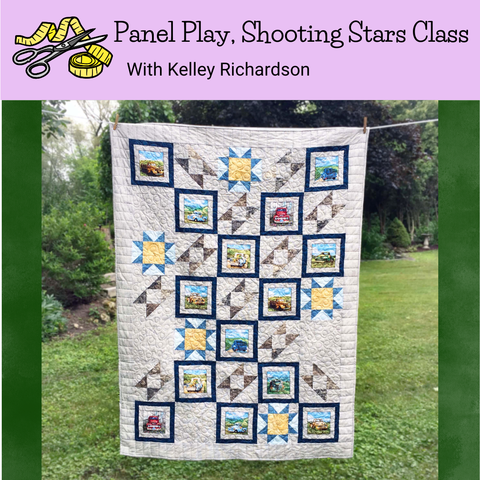 Class, Panel Play, Shooting Stars Quilt