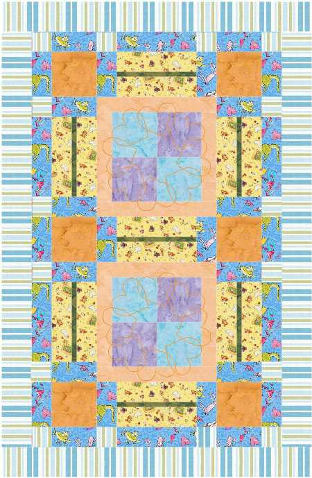Pattern, Piccadilly Quilt, multi-sized ABQ-167
