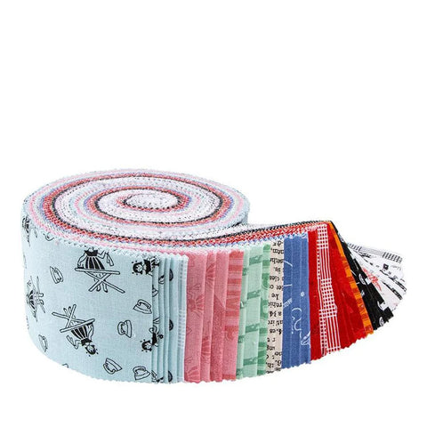Fabric, Jelly Roll, Riley Blake, "Press On"   RP-15250-40