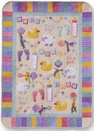 Machine Embroidery Pattern, Everything Baby With CD QPEB1