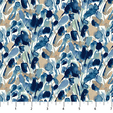 Fabric, Natural Essence Rayon Blue Multi Grass R90911-42