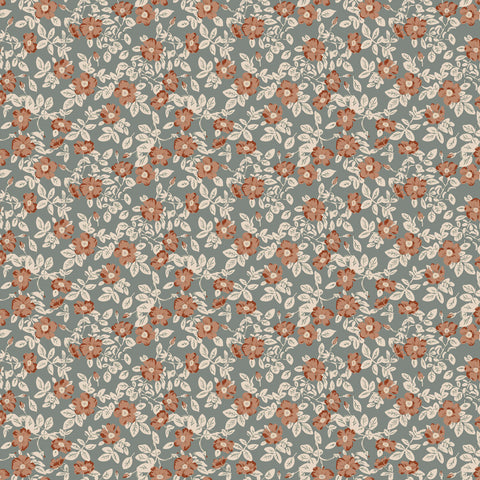 Fabric, Rayon, Charmwood Green Floral R90984-74