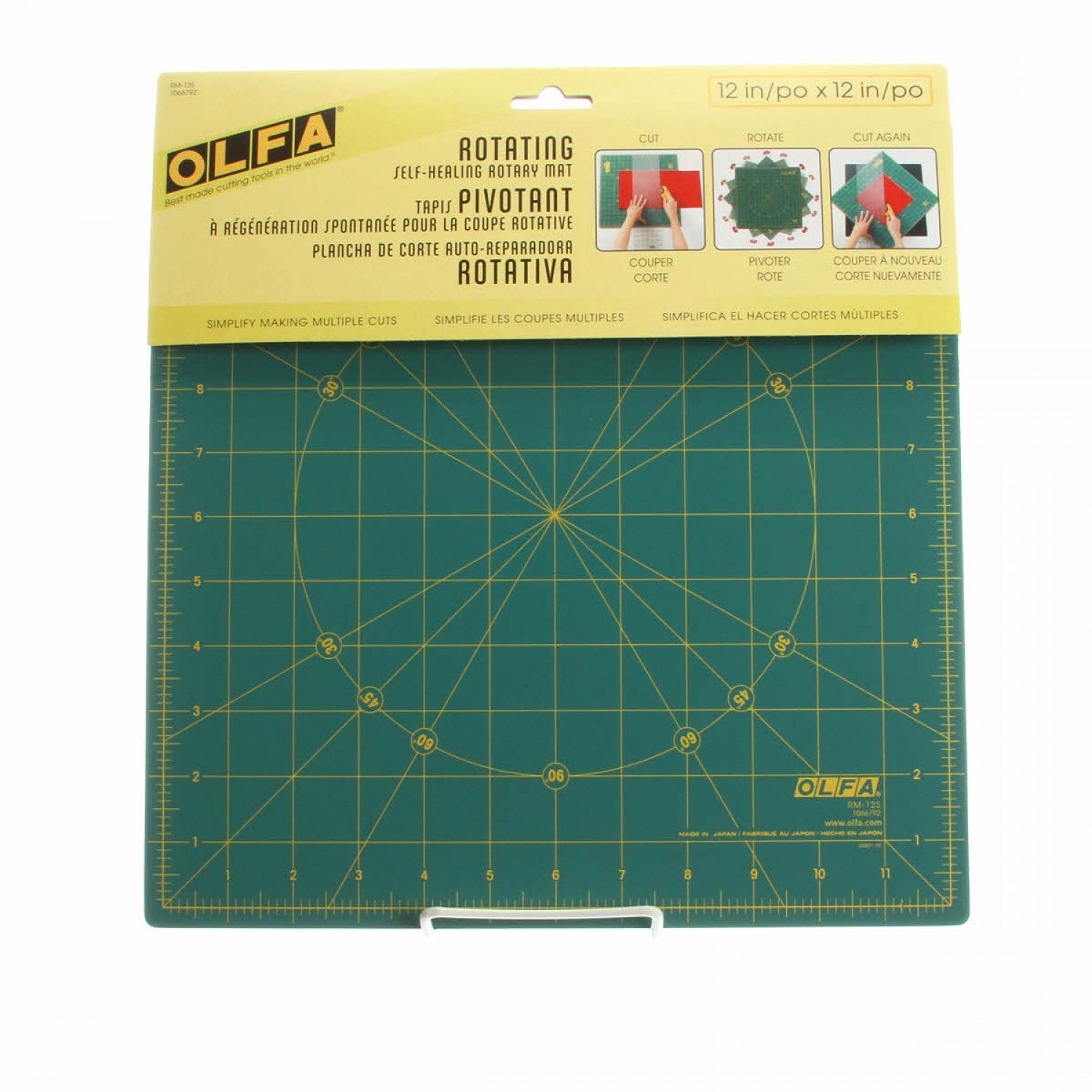 Spinning Square Cutting Mat 12in # RM-12S