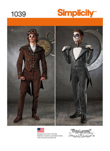 Pattern, SIMPLICITY 1039 Men's Cosplay Costumes