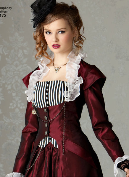 Pattern, SIMPLICITY 2172 Misses' Steampunk Costume