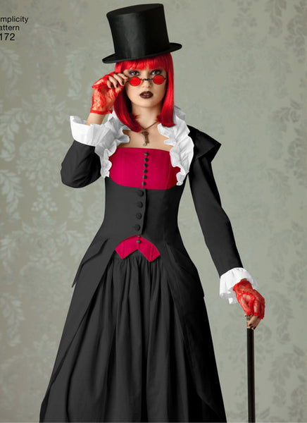 Pattern, SIMPLICITY 2172 Misses' Steampunk Costume