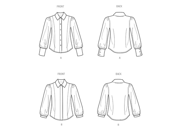 Pattern, SIMPLICITY 3002, Misses' and Women's Blouses