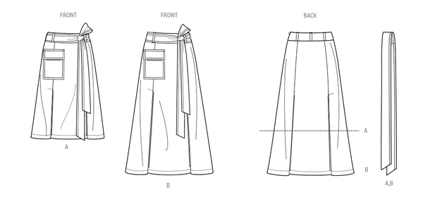 Pattern, SIMPLICITY 3005, Misses' and Women's Skirts