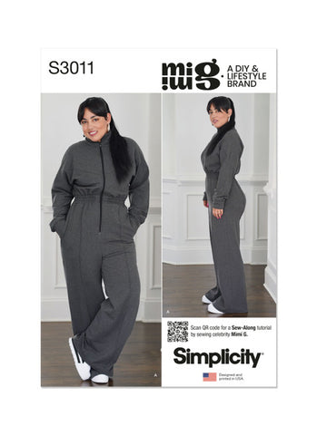 Pattern, SIMPLICITY 3011, Misses' and Women's Jumpsuit by Mimi G Style