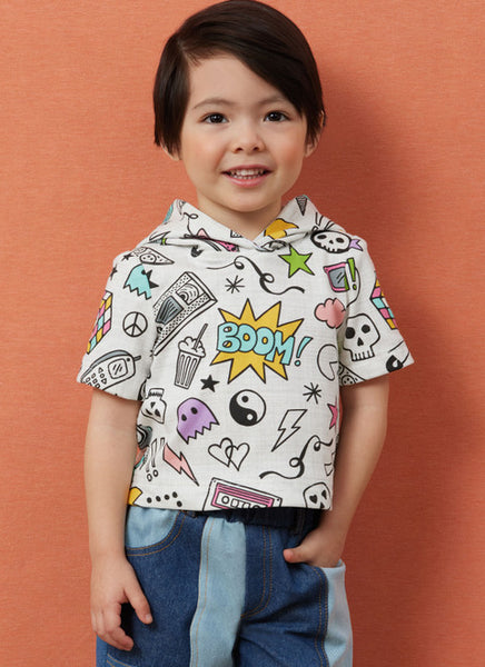 Pattern, SIMPLICITY 3013, Toddlers' Hooded T-Shirt and Jeans