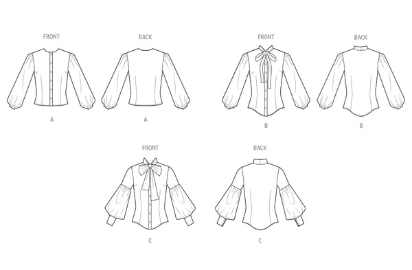 Pattern, SIMPLICITY 3032, Misses' Blouses