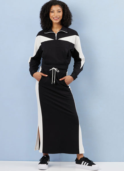 Pattern, SIMPLICITY 3035, Misses' Knit Tops and Skirts