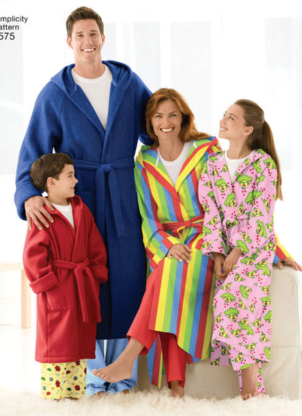 Pattern, SIMPLICITY 3575 Child's, Teens' & Adults' Robe