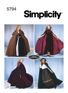 Pattern, SIMPLICITY 5794 Misses' Capes