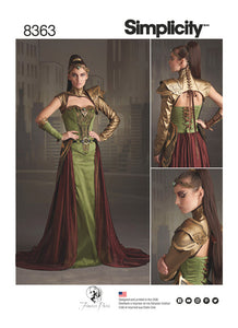 Pattern, SIMPLICITY 8363 Misses' Fantasy Ranger Costume