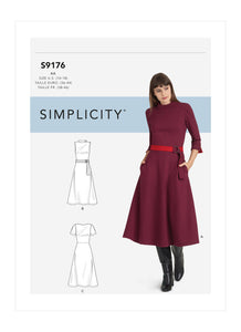 Pattern, SIMPLICITY 9176  Misses' & Women's Dresses