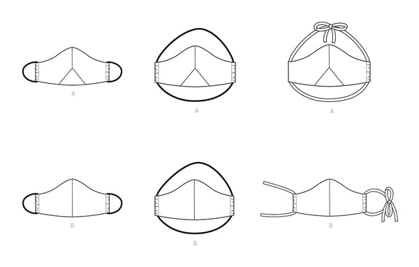 Pattern, SIMPLICITY 9188 Family Face Covers - Mask