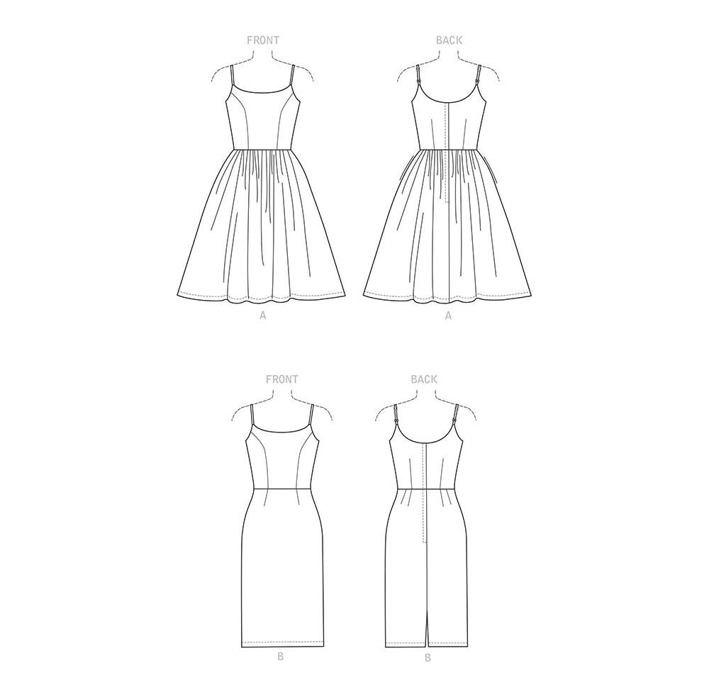 Pattern, SIMPLICITY 9291 Misses' Princess Seam Dresses with Straight or Gathered Skirt