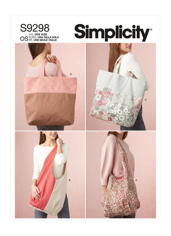 Pattern, SIMPLICITY 9298 Market Tote Bags
