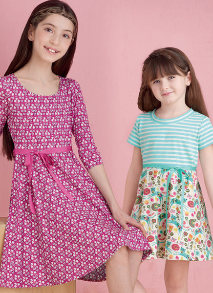 Pattern, SIMPLICITY 9322 Children's & Girls' Pullover Dresses