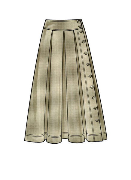 Pattern, SIMPLICITY 9377  Misses' Flared Skirts in Two Lengths