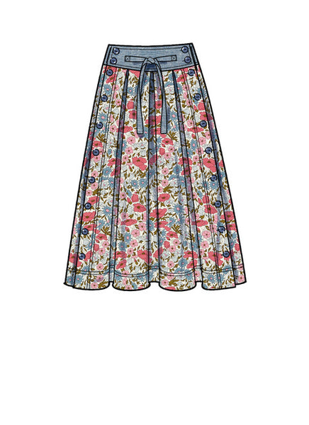 Pattern, SIMPLICITY 9377  Misses' Flared Skirts in Two Lengths