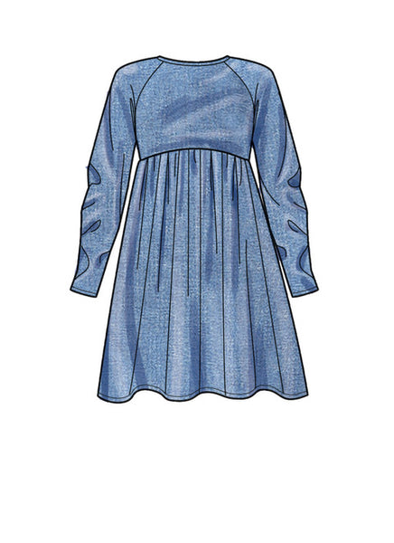 Pattern, SIMPLICITY 9380 Misses' Sweatshirt Dresses