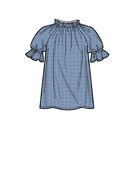 Pattern, SIMPLICITY 9393 Children's Dress, Tunic, Top and Pants