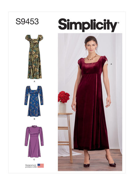 Pattern, SIMPLICITY 9453 Misses' Dress