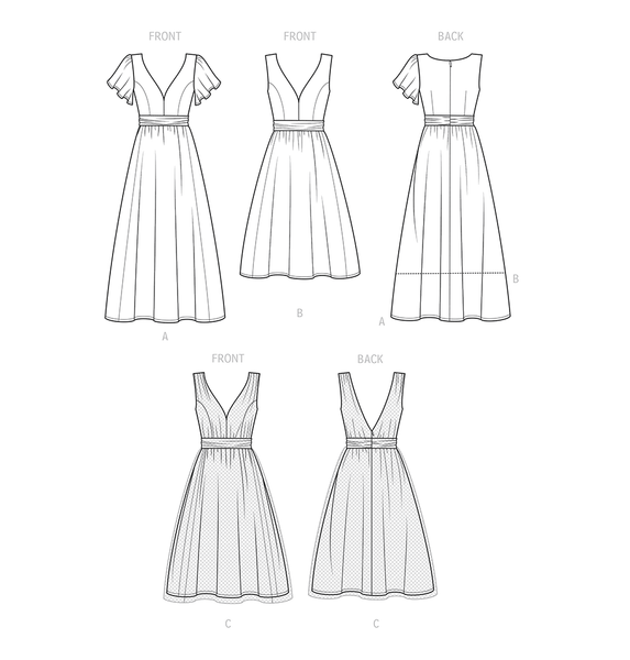 Pattern, SIMPLICITY 9475 Misses' Dresses