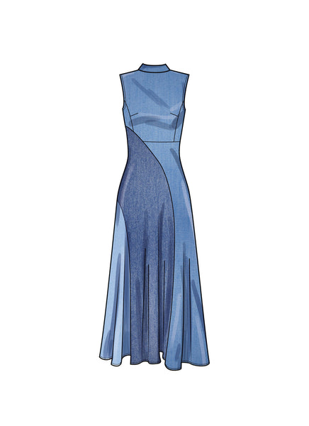 Pattern, SIMPLICITY 9886 Misses Dress with Length Variation