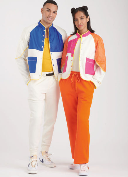 Pattern, SIMPLICITY 9896, Unisex Jacket In Two Lengths