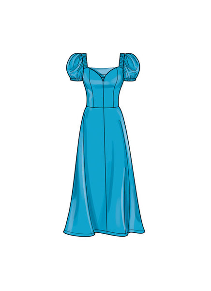 Pattern, SIMPLICITY 9918, Misses' Dress with Sleeve and Length Variations