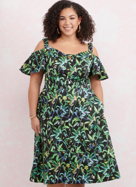 Pattern, SIMPLICITY 9919, Women's Dress with Sleeve and Length Variations