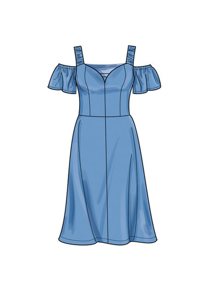 Pattern, SIMPLICITY 9919, Women's Dress with Sleeve and Length Variations