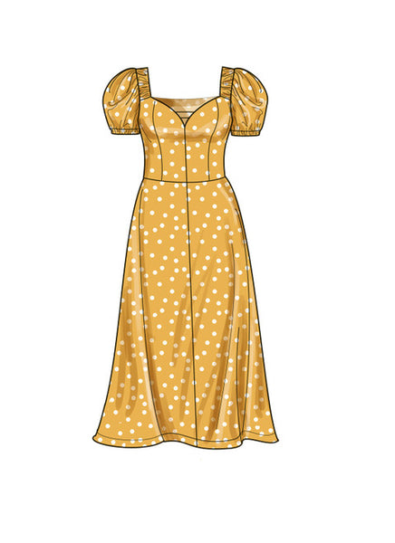Pattern, SIMPLICITY 9919, Women's Dress with Sleeve and Length Variations