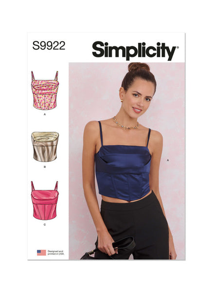 Pattern, SIMPLICITY 9922, Misses' Corsets