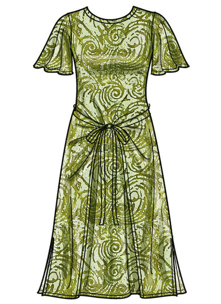 Pattern, SIMPLICITY 9947, Misses' Knit Dress with Sleeve and Length Variations