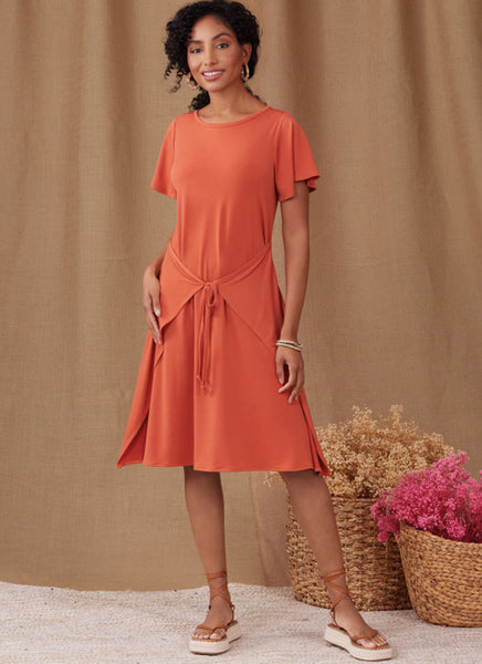 Pattern, SIMPLICITY 9947, Misses' Knit Dress with Sleeve and Length Variations