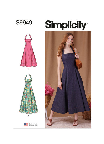 Pattern, SIMPLICITY 9949, Misses' Dress in Two Lengths