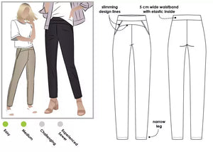 Pattern, Style ARC, Sage Stretch Pant Multi-Size