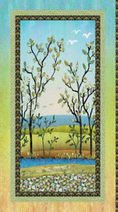 Fabric, Panel, Spring in the Northwoods SINW5410-PA