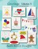 Machine Embroidery Pattern, Greetings Collection 3, SS9049