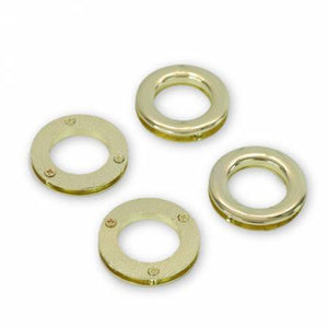 Four Screw Together Grommets 1" Gold  STS228G